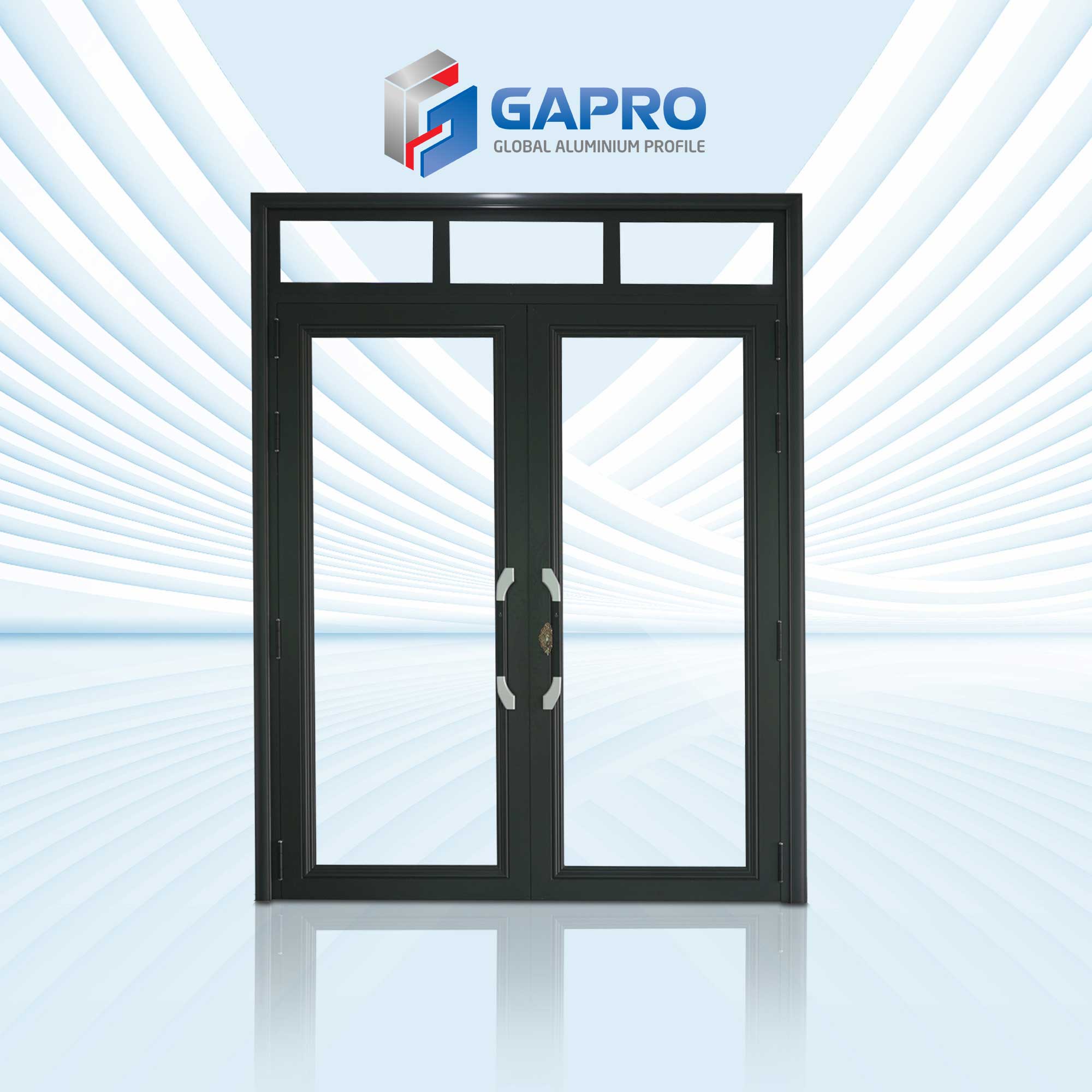 Cửa nhôm xingfa cánh liền phào 140mm