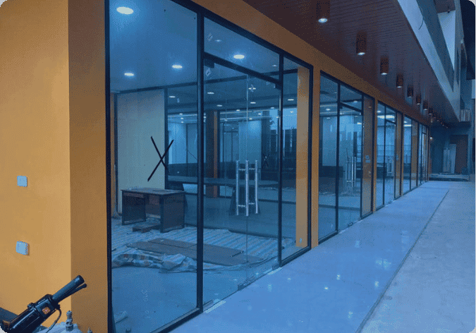 Công trình Thi Công Nhôm Kính Văn Phòng Hiện Đại